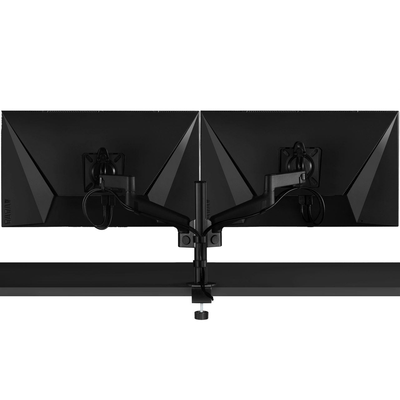 Lima Dual 显示器挂臂 - 黑色